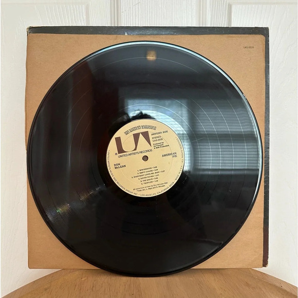 DON McLEAN AMERICAN PIE ~ vintage circa 1971 original album cover and sleeve - Picture 4 of 5